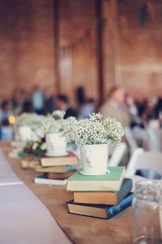 Books at my wedding?  Perfect I think.