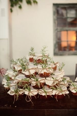 dress up your favors with a sprig of rosemary // photo by AshleyRosePhotography.com: