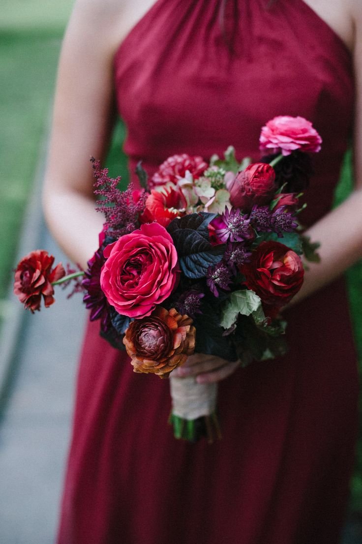 #Bouquet | Fall Wedding Colors | See the wedding on SMP: http://www.StyleMePretty.com/texas-weddings/austin/2014/02/05/autumn-wedding-at-barr-mansion/ Christine Sargologos Photography: 