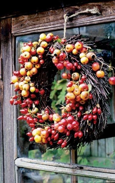 ~ A Country Life ~ autumn wreath: 