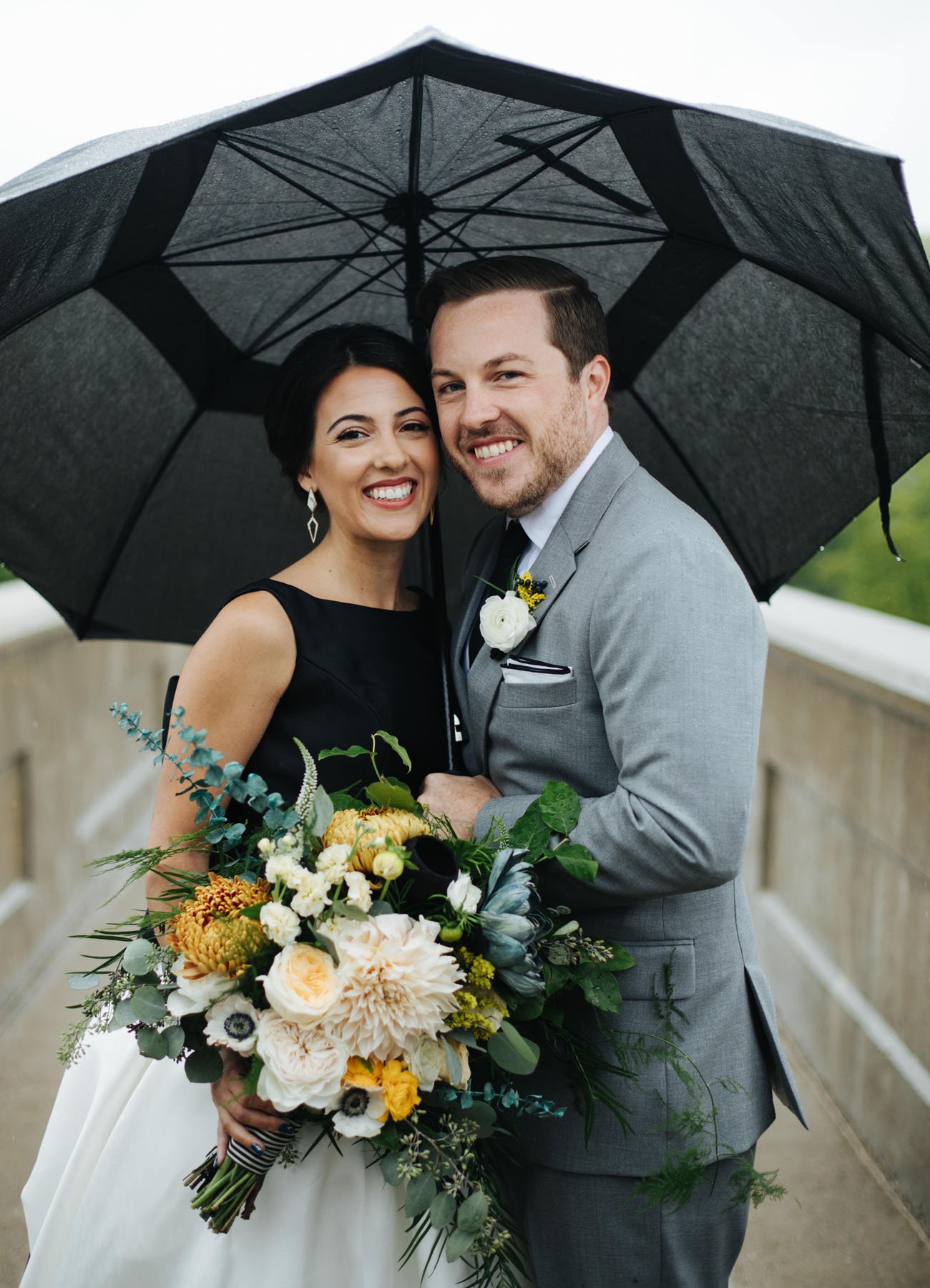 Brush Stroke Inspired Wedding