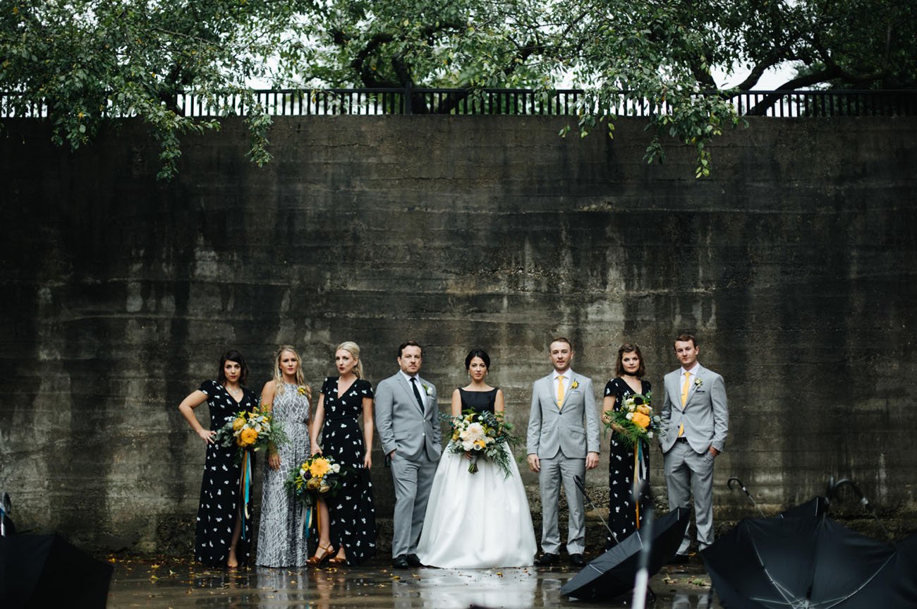 Brush Stroke Inspired Wedding