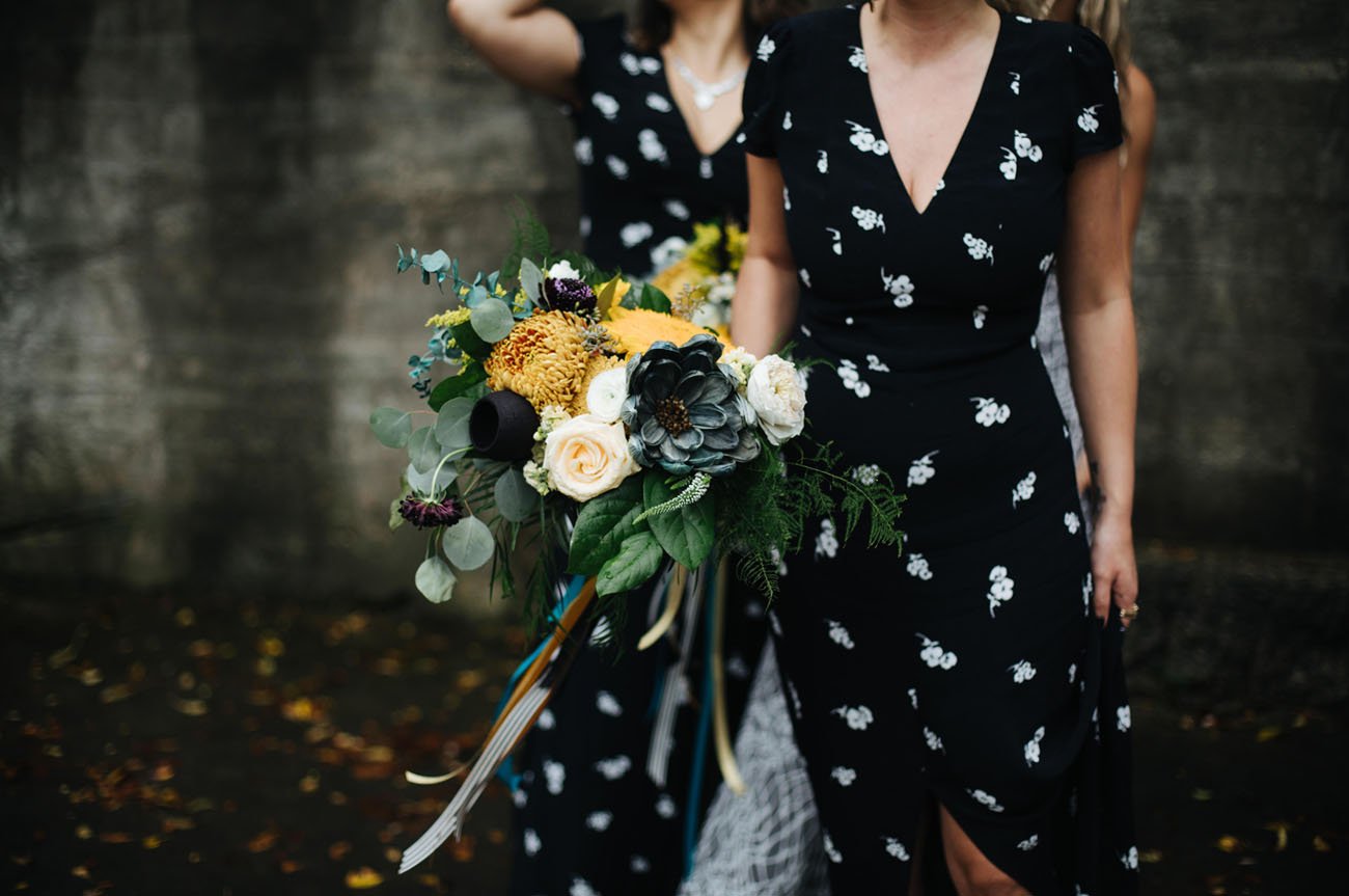 Brush Stroke Inspired Wedding