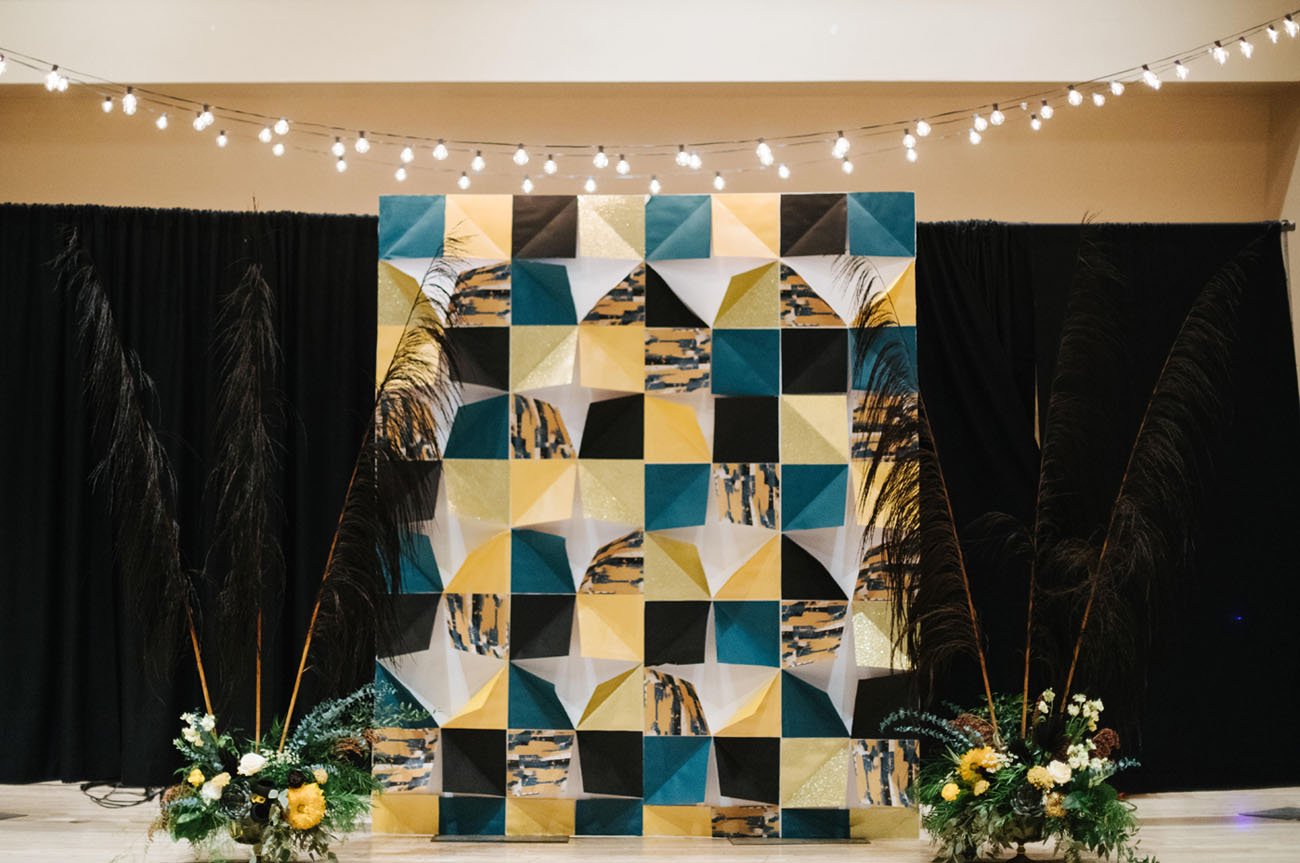 colorful paper backdrop