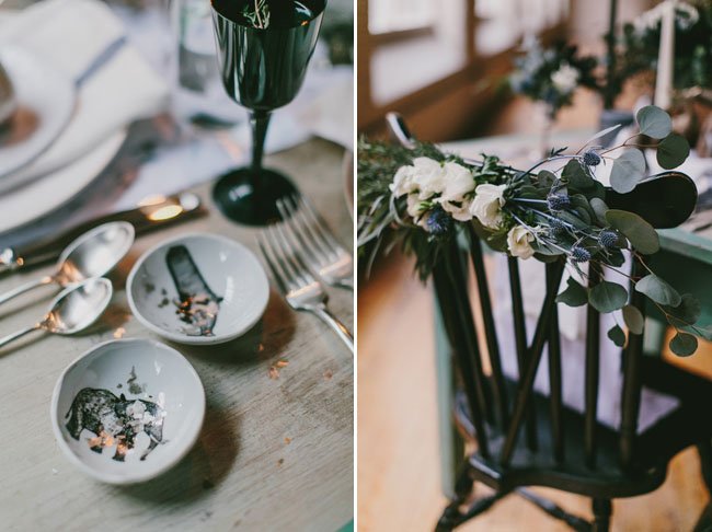 winter chair garland